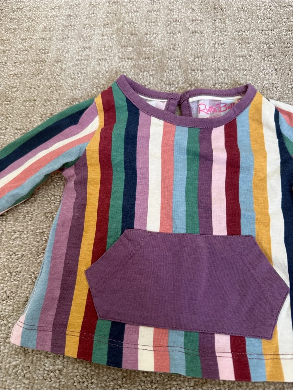 RuffleButts Striped Outfit